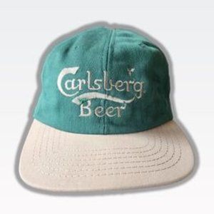 Carlsberg Beer Vintage Snapback Hat 90s New